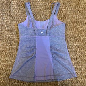 Purple and Grey Lululemon Tank Top